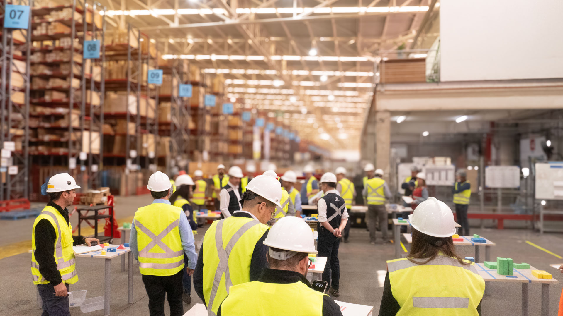 Equipos trabajando en una implementación Lean
