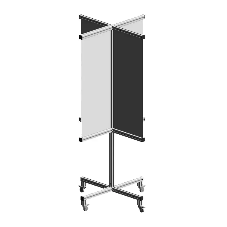 Tablero Visual Pedestal Multicaras