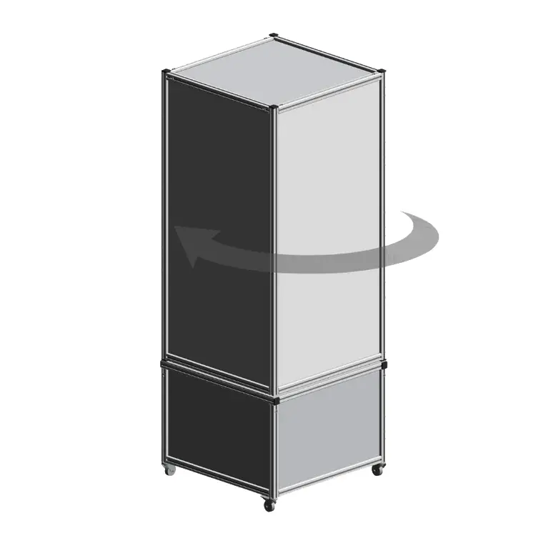 Tablero Visual 4 Caras Giratorio