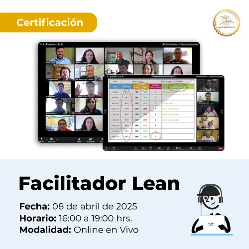 [REF-12351] Certificado Facilitador Lean